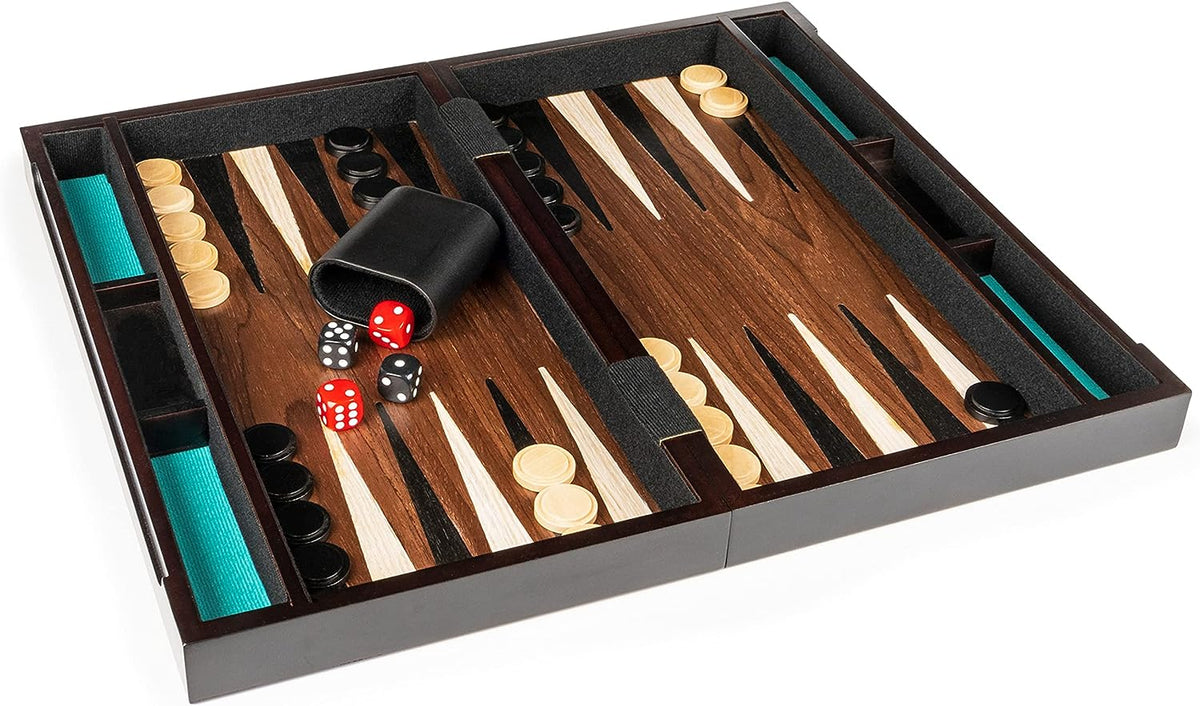 Deluxe Wooden Backgammon Classic