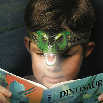 DinoBryte Roaring Dinosaur LED Headlamp