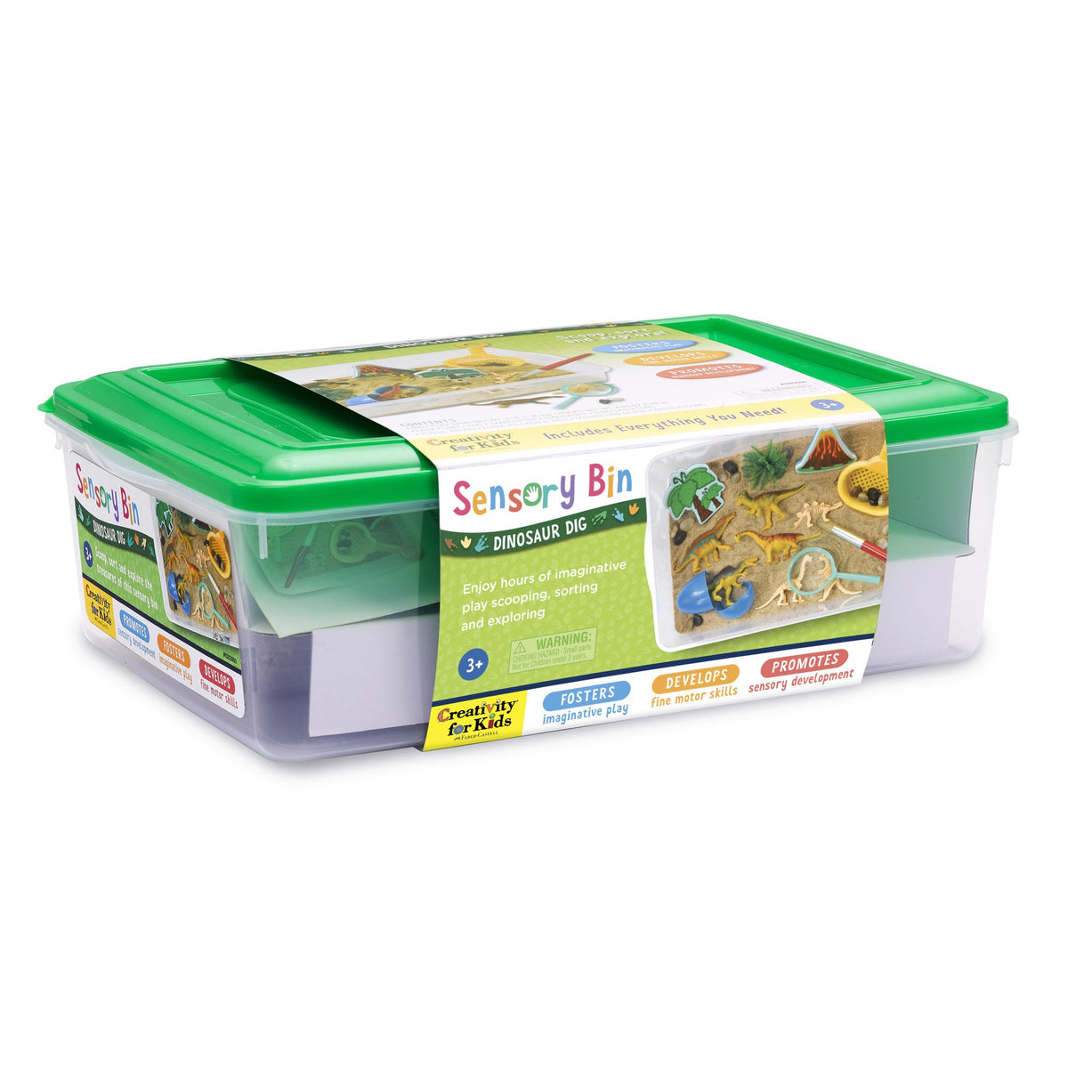 Dinosaur Dig Sensory Bin
