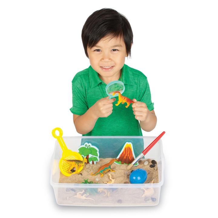 Dinosaur Dig Sensory Bin