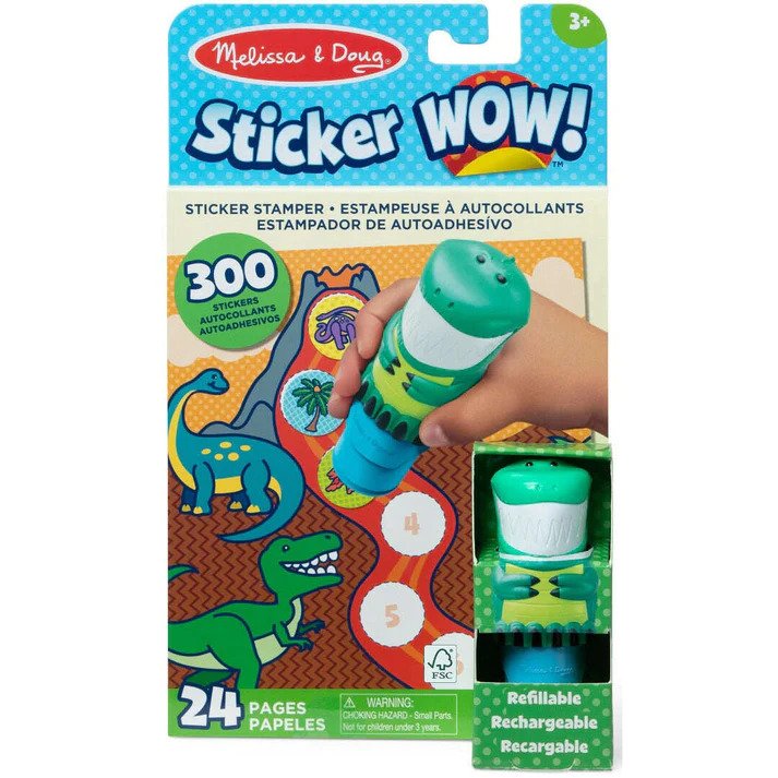 Dinosaur Sticker Wow!