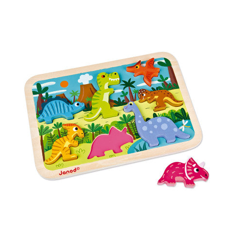 Dinosaur Wooden Chunky Puzzle