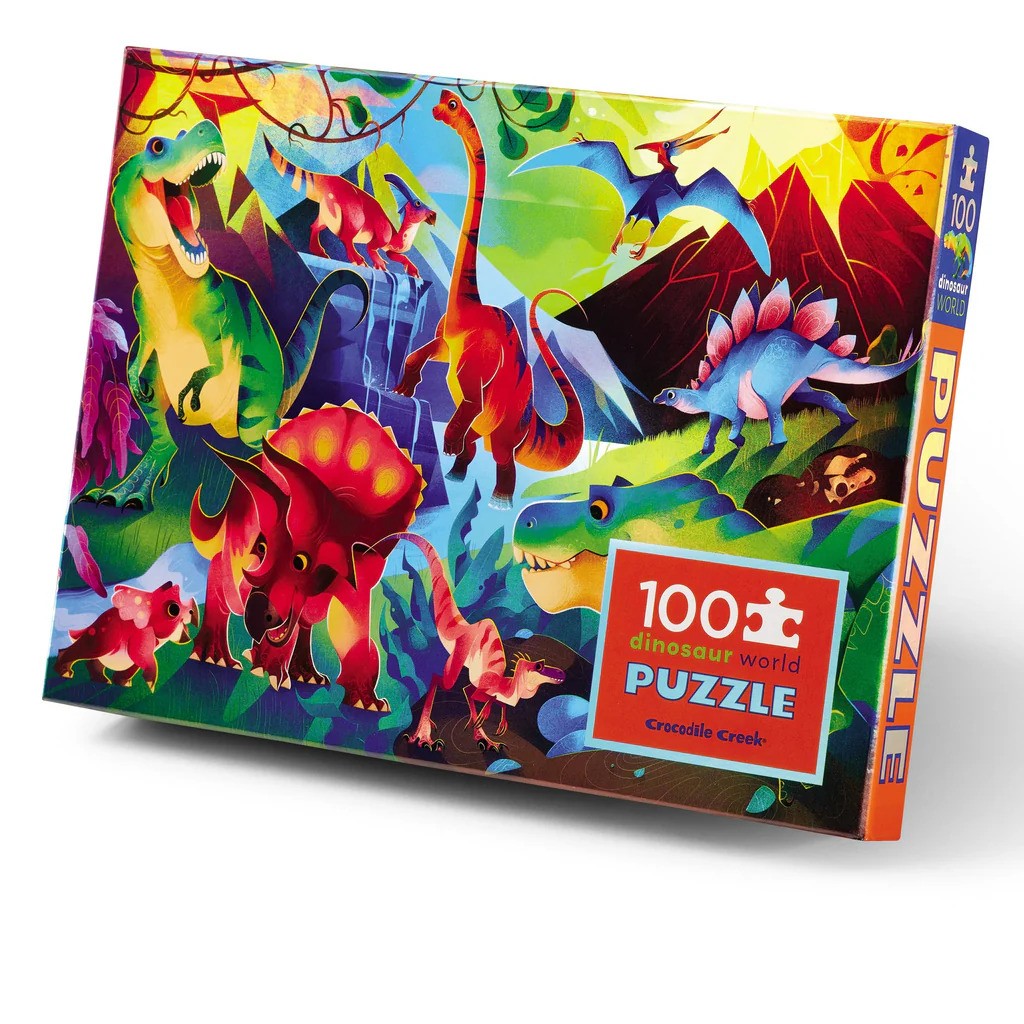 Dinosaur World 100pc Holographic Puzzle