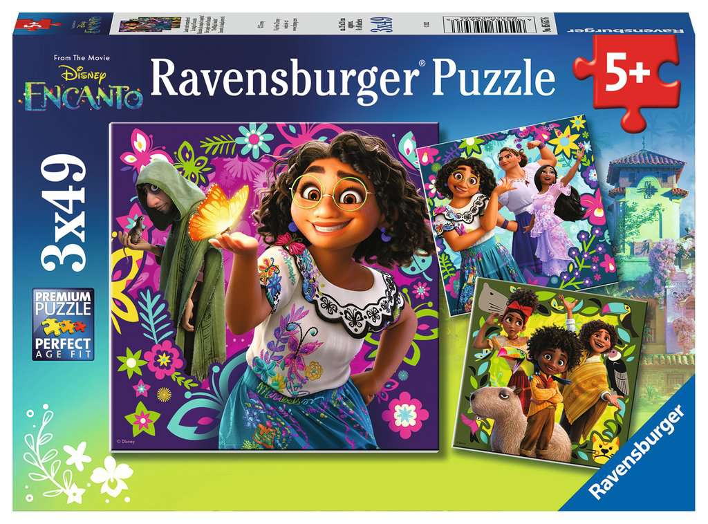 Disney Encanto 3x49pc Puzzle Pack