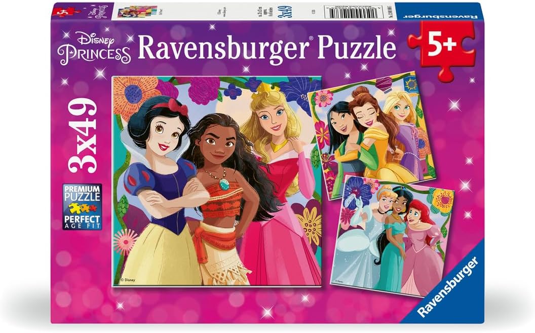 Disney Princesses 3x49 Puzzle Pack