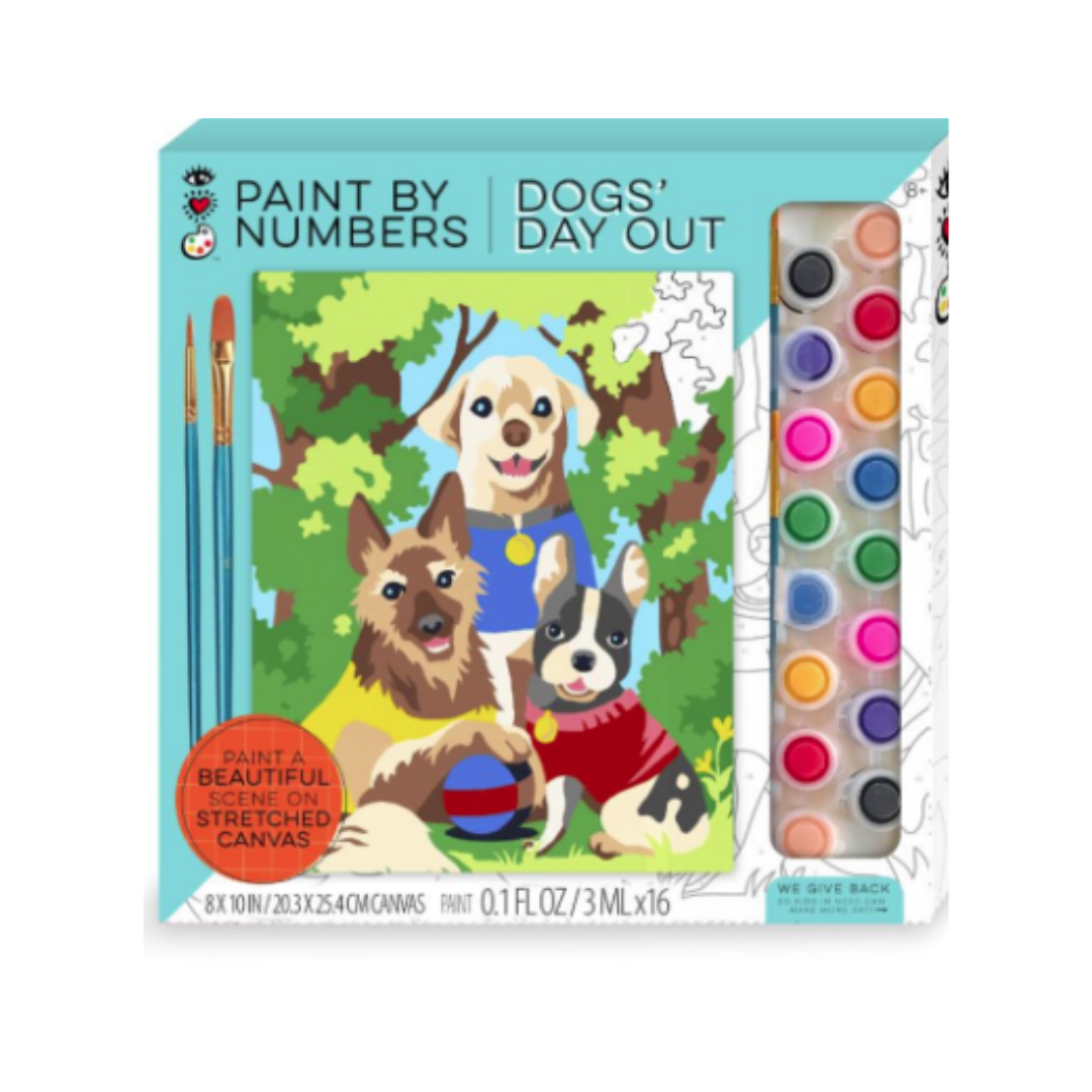 Dogs' Day Out Paint By Number