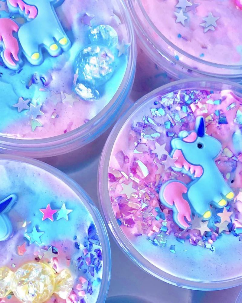 Don't Feed the Unicorns Butter Slime