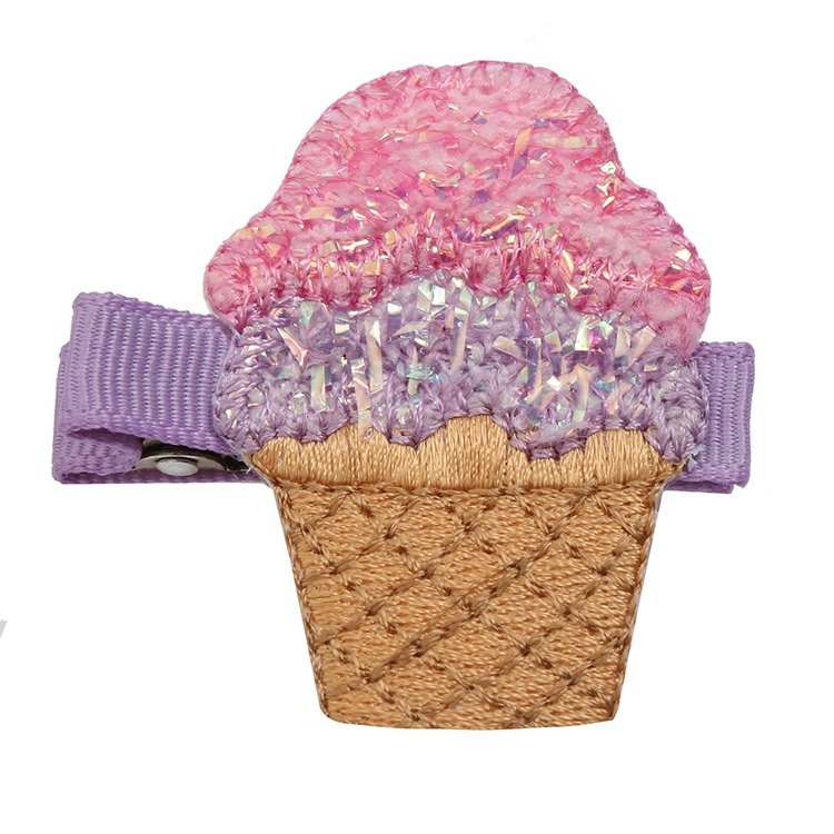 Double Scoop Ice Cream Cone Hair Clip