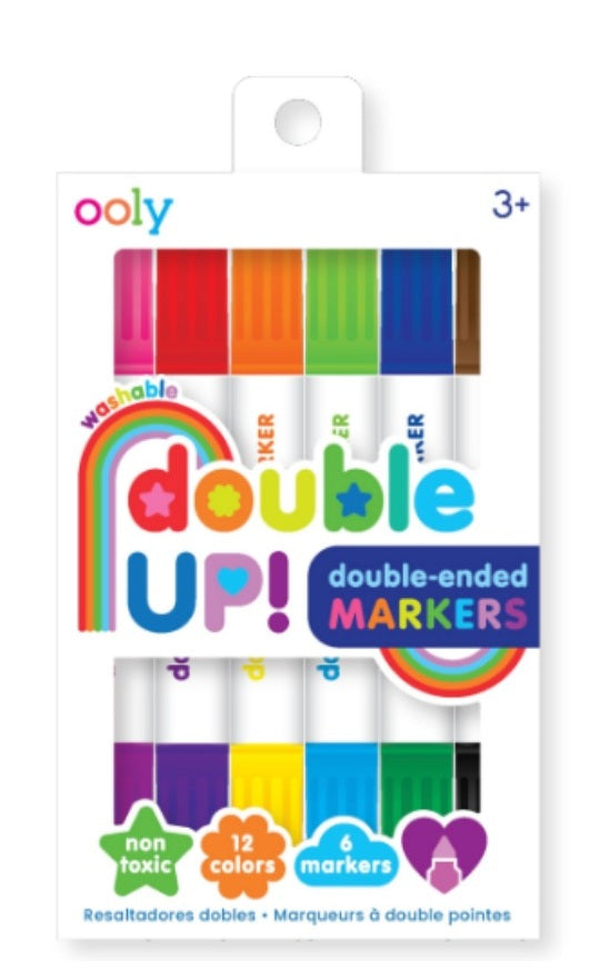 Double Up! Double-Ended Markers - 6 pk