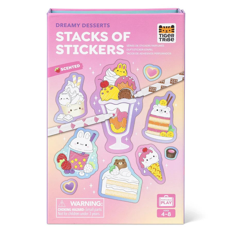 Dreamy Desserts Scented Stacks Of Stickers