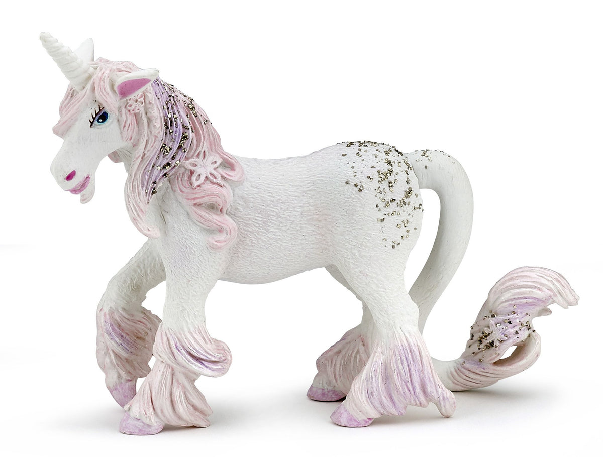 Enchanted Unicorn with Glitter Figurine
