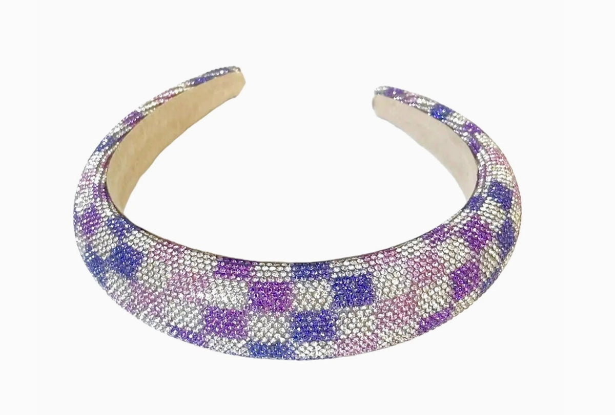 Era Crystal Check Headband