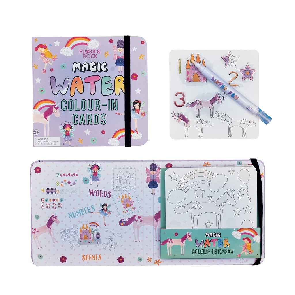 Fairy Unicorn Magic Water Color Changing Cards