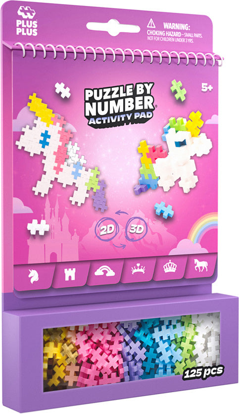 Fairytale Plus-Plus Puzzle by Number Activity Pad