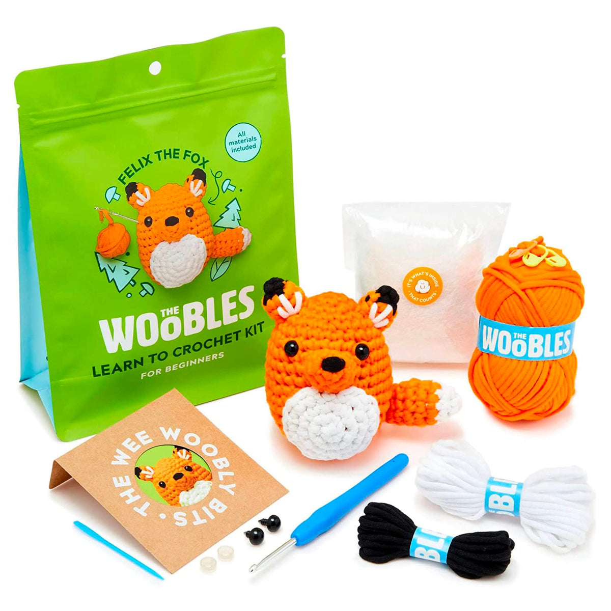 Felix the Fox Woobles Crochet Kit