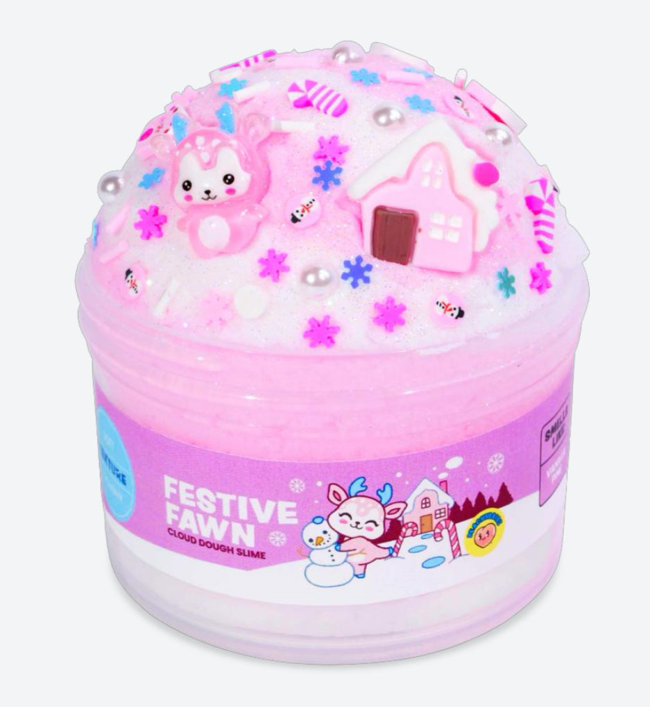 Festive Fawn Peachybbies Cloud Slime