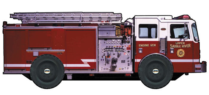 Fire Truck Big Wheelies Book