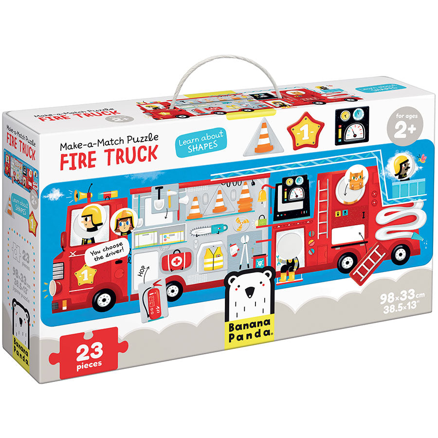 Firetruck Make a Match 23pc Puzzle