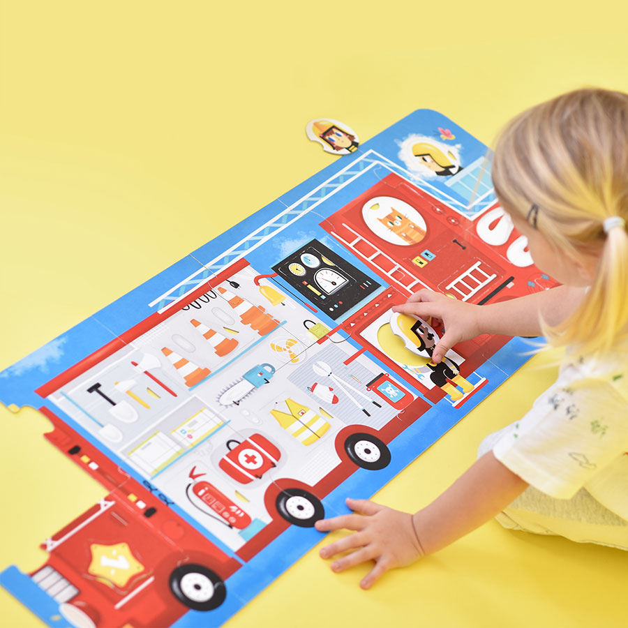 Firetruck Make a Match 23pc Puzzle
