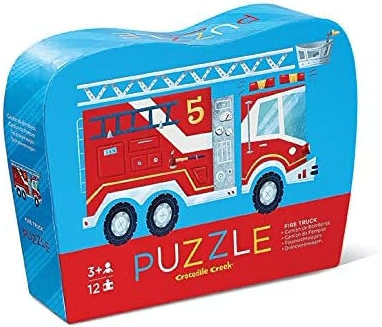 Firetruck Mini Shaped 12pc Puzzle