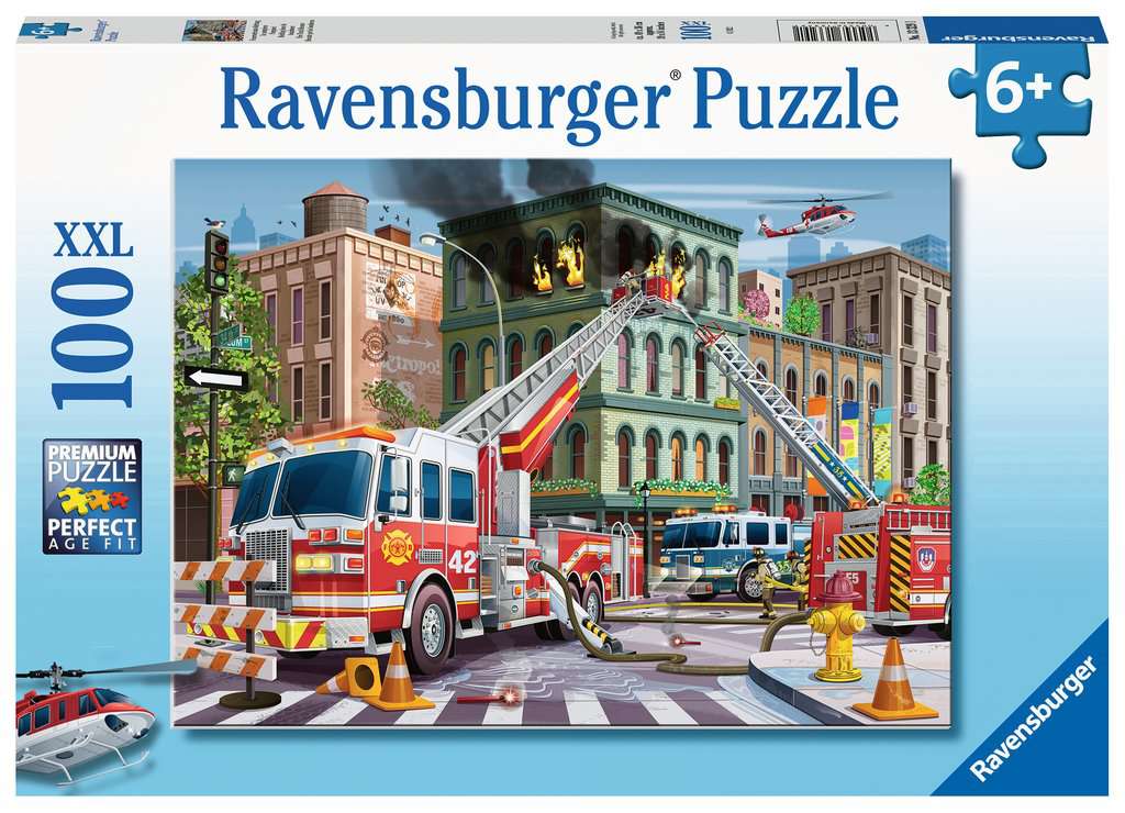 Firetruck Rescue 100pc Puzzle
