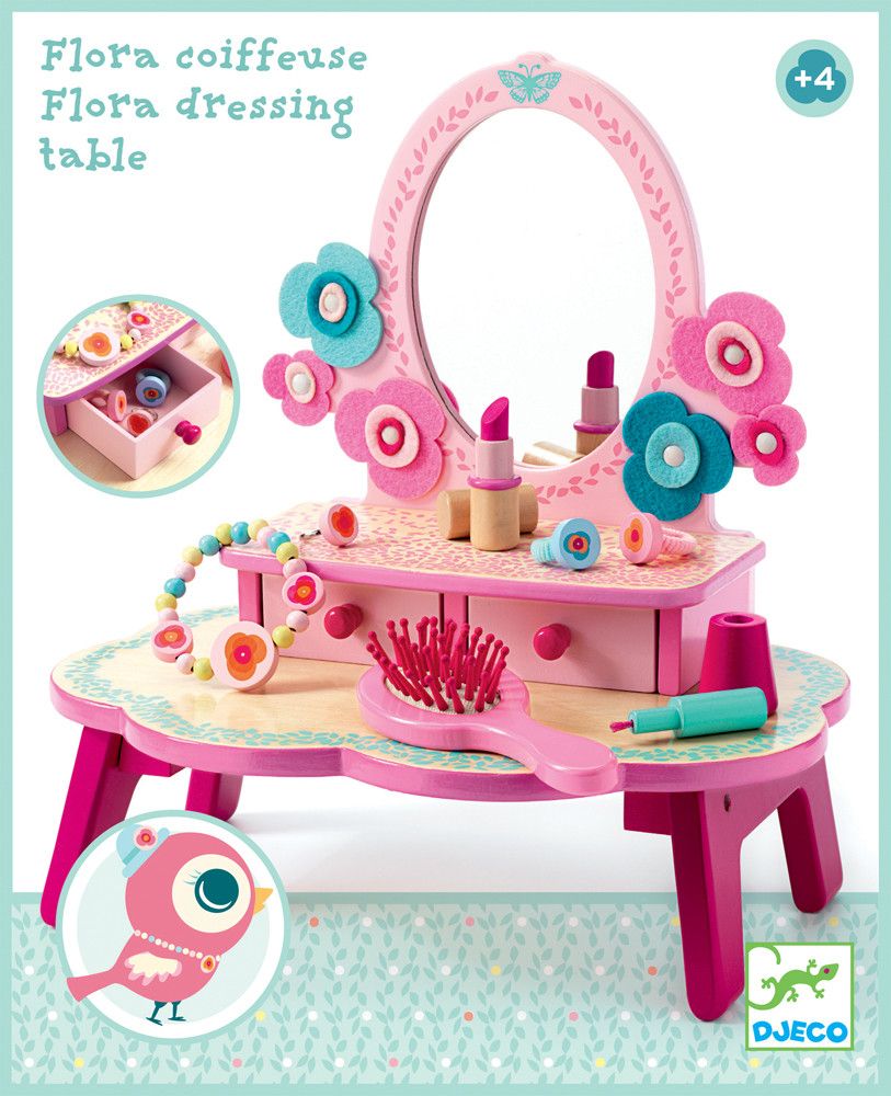 Flora Dressing Table Vanity Set