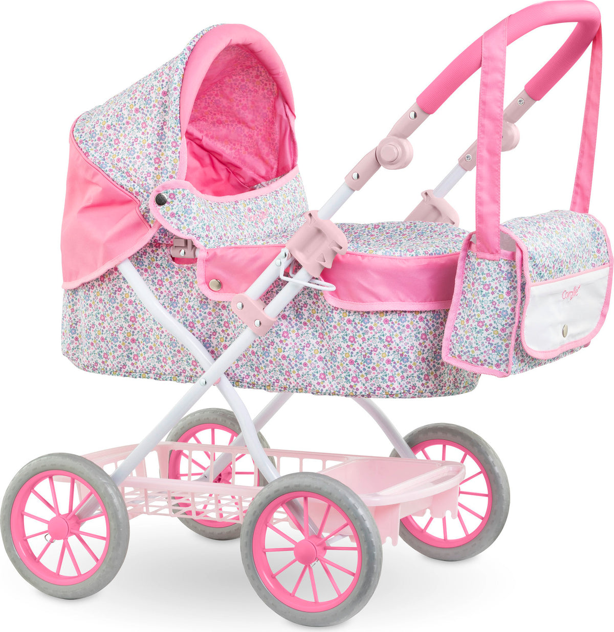 Floral Print Doll Carriage