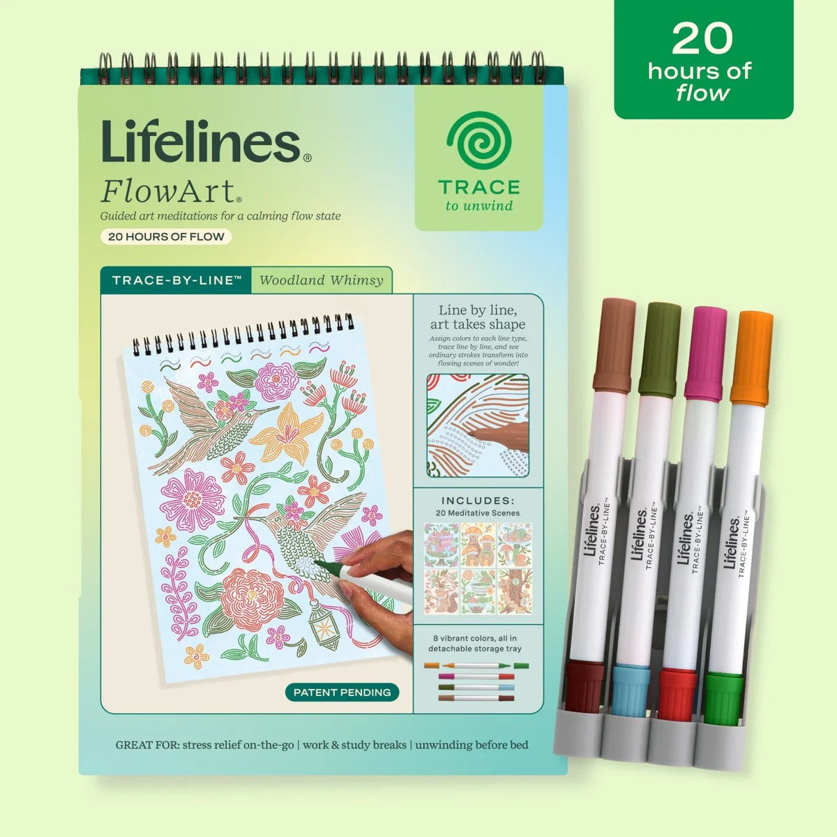 FlowArt Trace by Line Woodland Whimsy