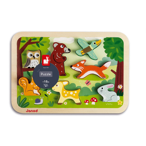 Forest Chunky Wooden Puzzle