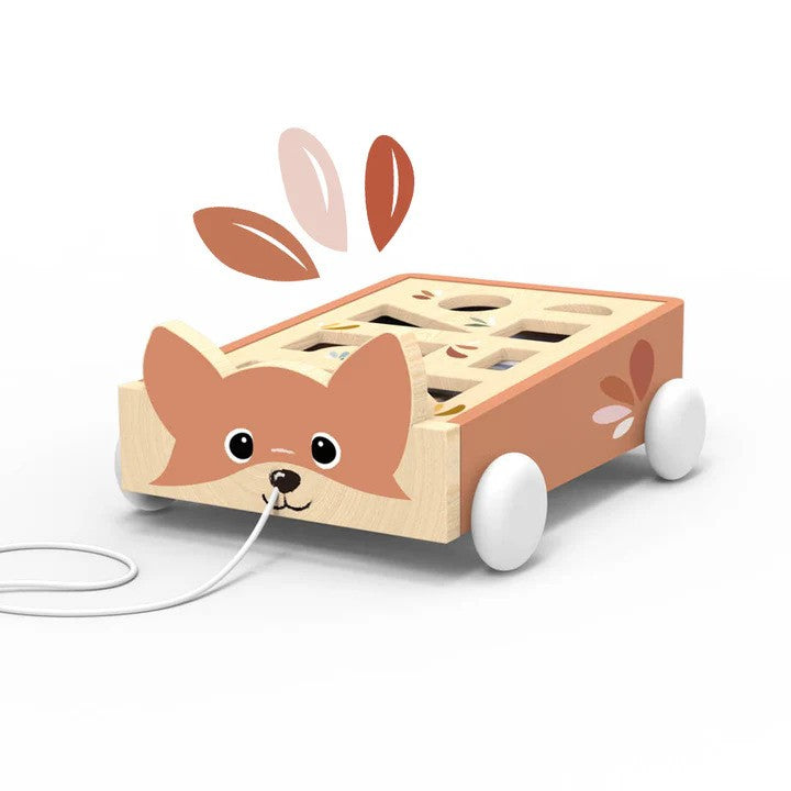 Fox Block Cart Shape Sorter