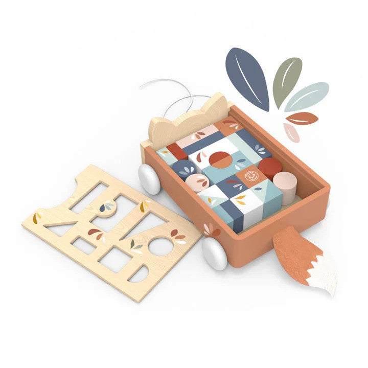 Fox Block Cart Shape Sorter