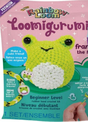 Frog Rainbow Loom Loomigurumi Rubber Band Crochet Kit