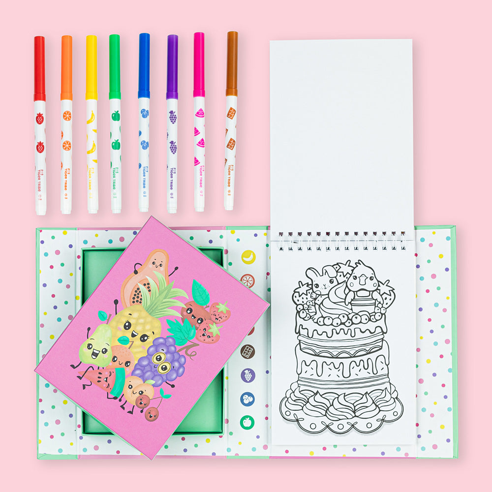 Fruity Cutie Scented Colouring Set