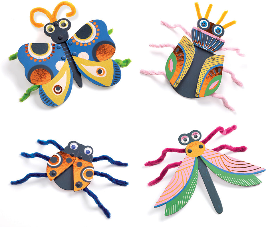 Fuzzy Bugs 3D Collage