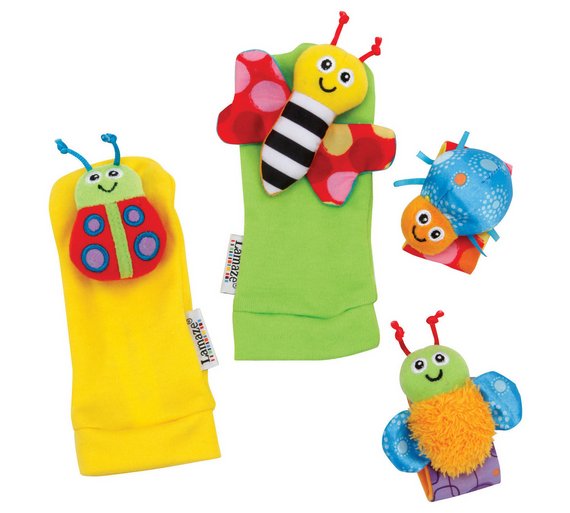 Garden Bug Wrist & Foot Rattles