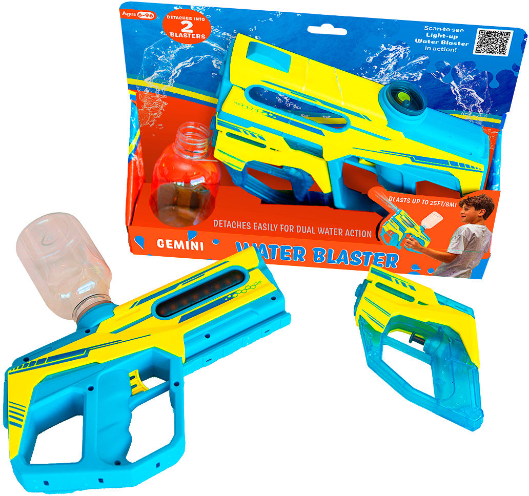 Gemini 2-in-1 Light Up Water Blaster