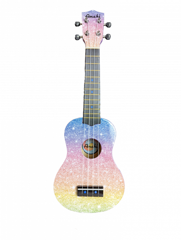 Glitter Rainbow Ukulele