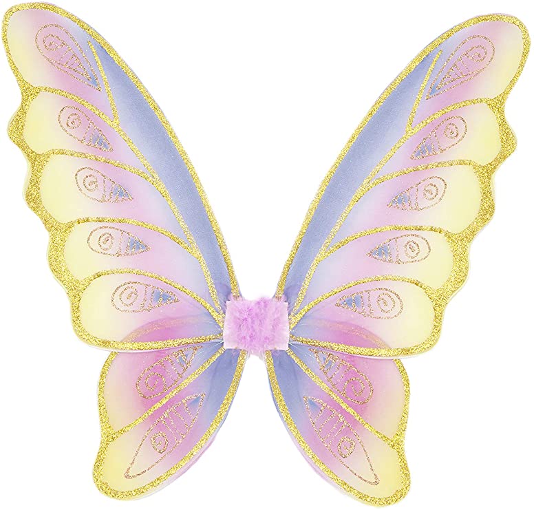 Glitter Rainbow Wings
