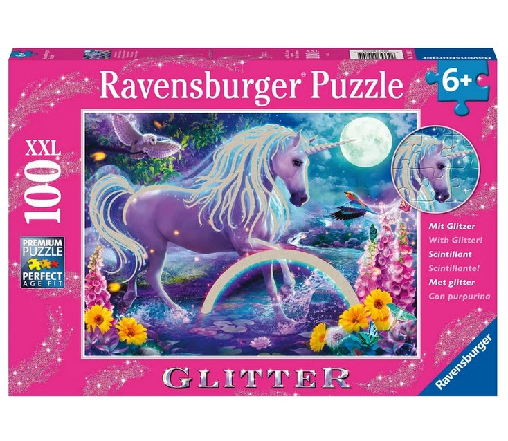 Glitter Unicorn 100pc Puzzle