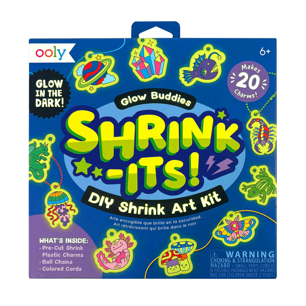 Glow Buddies Shrink-Its! DIY Shrink Art Kit