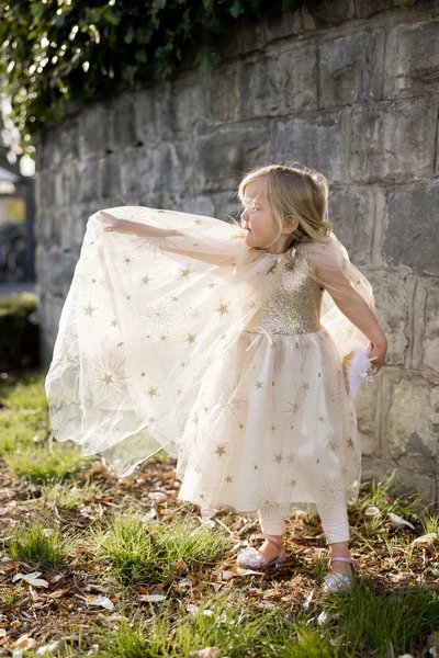 Golden Glam Party Dress - Size 3/4