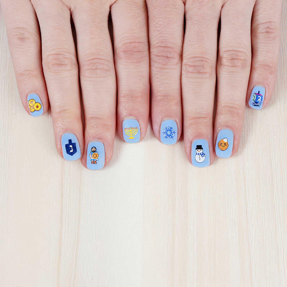 Hanukkah Nail Decals