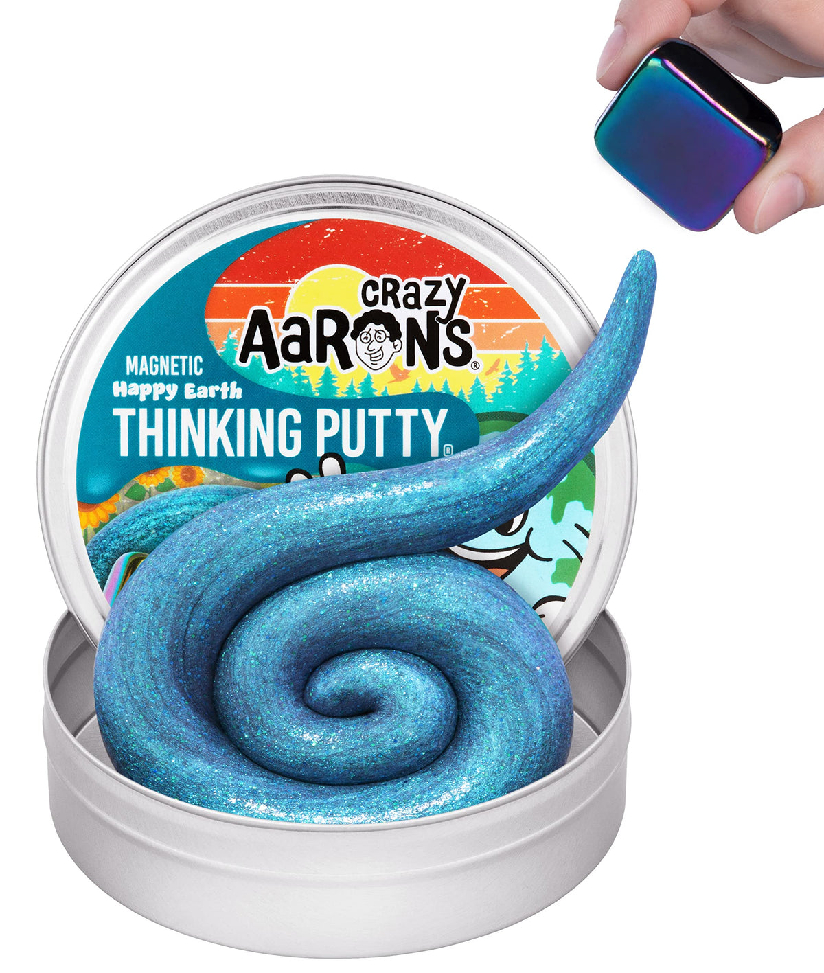Happy Earth Magnetic Thinking Putty
