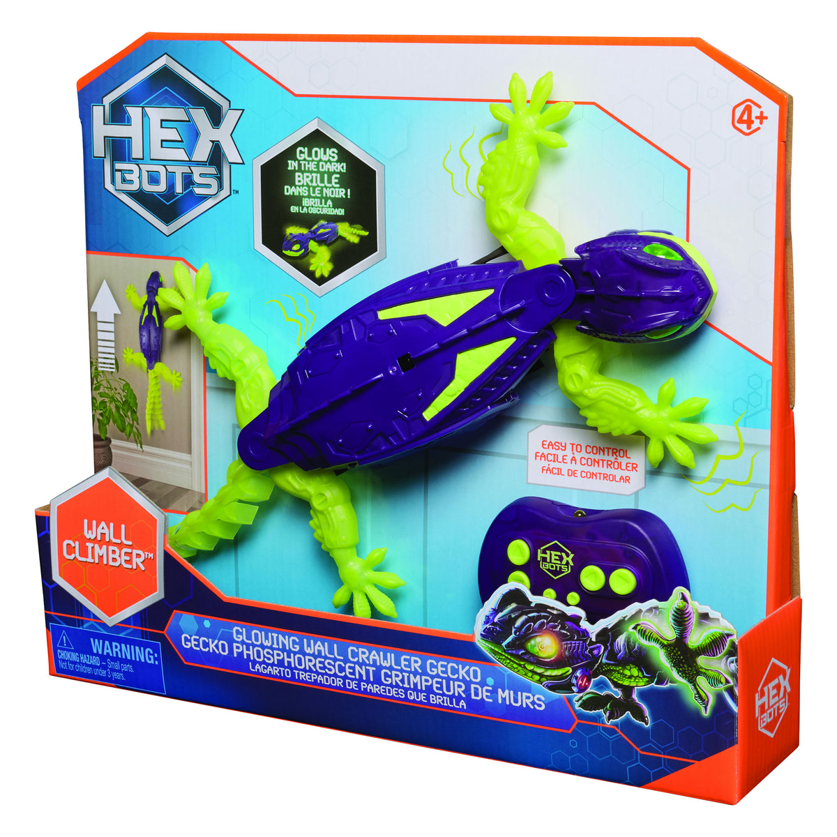 Hex Bots Glowing Wall Crawler Gecko