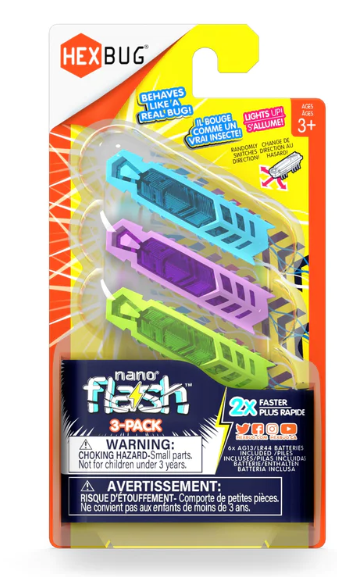 Hexbug Nano Flash 3pk