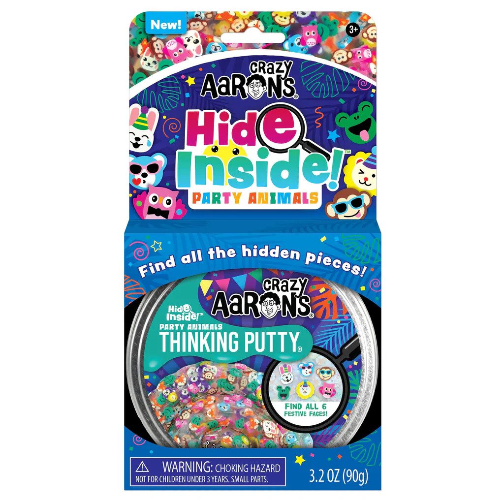 Hide Inside! Party Animal Thinking Putty