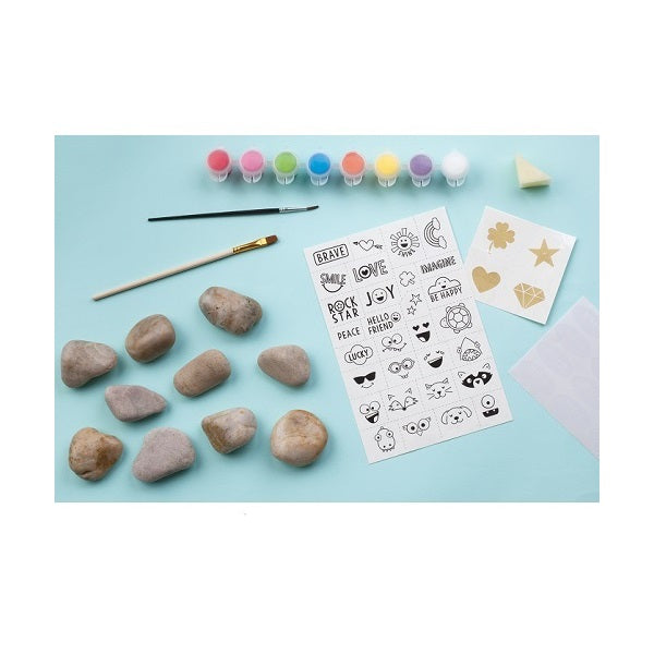 Hide and Seek Rock Painting