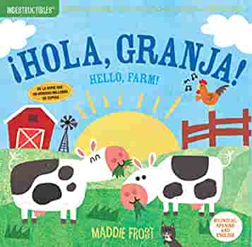 Hola, Granja! Indestructible Baby Book