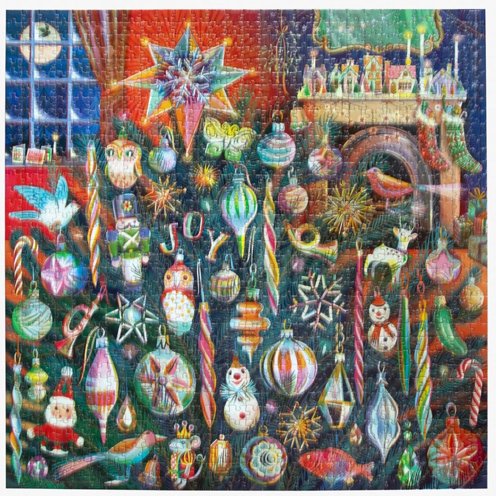 Holiday Ornaments 1000pc Puzzle