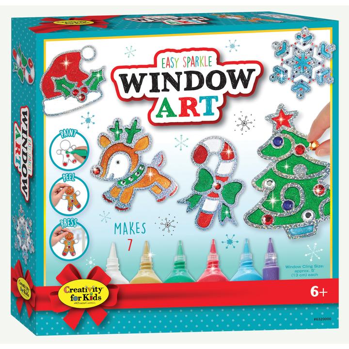 Holiday Sparkle Window Art